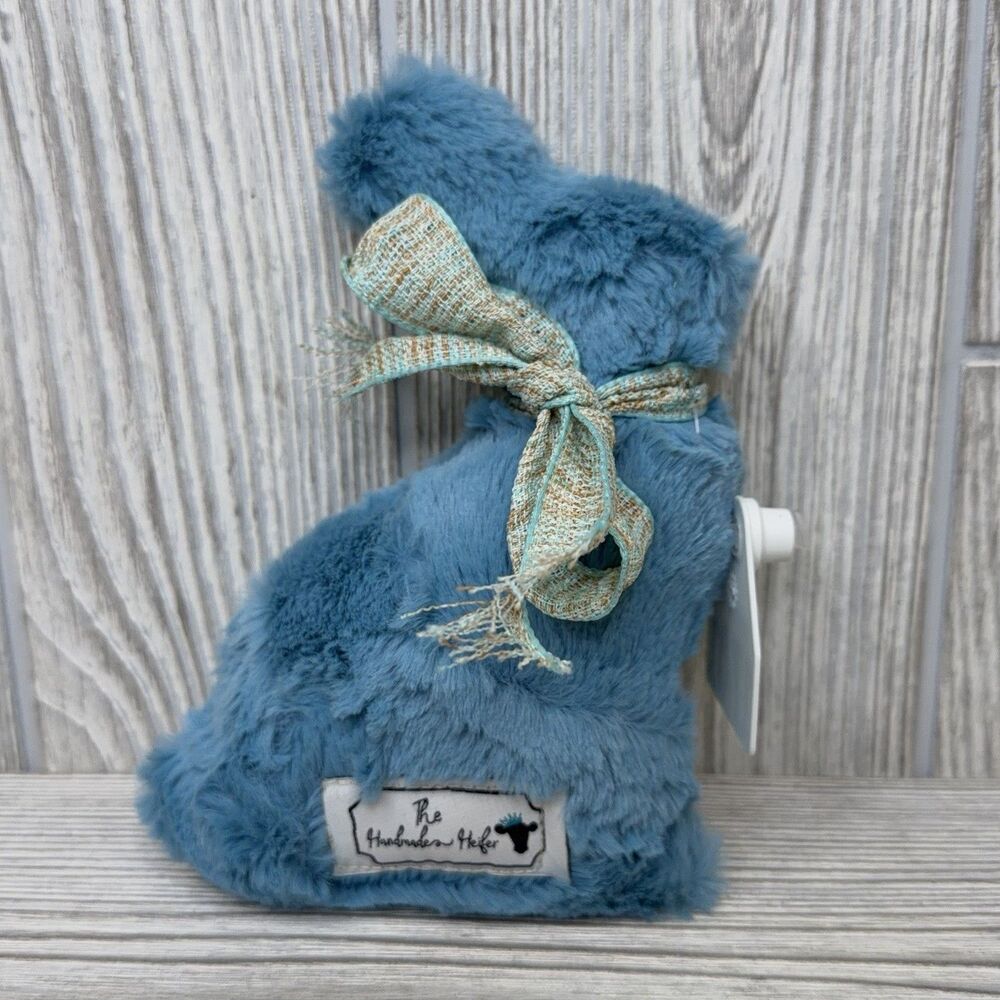 The Handmade Heifer MINKY BUNNY Rabbit Plush 7" Soft Stuffed Animal w/ Ear Tag
